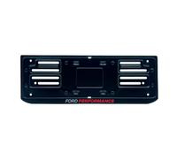 Portatarga Ford Performance rosso in Ferro solo Anteriore Universale + 6 clip