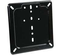 Portatarga in ferro per moto da 18 x 18 cm Nero