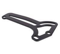 Portatarga laterale alluminio nero Piaggio / Vespa