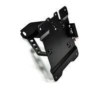 Portatarga laterale Zieger nero per Harley Davidson 84-07 Softail (NU)