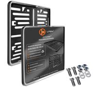 Portatarga moto 180 x 200 cm, effetto cromato, portatarga per moto, 180 x 200 cm, portatarga e chiave di fissaggio.