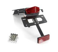 portatarga Moto Coda Posteriore Tidy Per Triumph Per Bonneville T100/Se/Per Scrambler/Per Thruxton Fender Eliminator Kit Targa Staffa Di Supporto(Red)