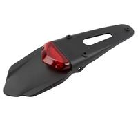 PORTATARGA MOTO ENDURO FANALE STOP POSTERIORE LED MOTARD CROSS Rosso UNIVERSALE