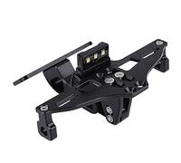 portatarga moto, Qiilu Moto Supporti per targhe, Supporto telaio in alluminio regolabile Staffa per moto