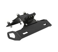 Portatarga Moto Staffa Nera in Acciaio Al Carbonio con Luce LED di Ricambio per Kawasaki Z900 2017-2021 Portatarga Moto