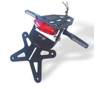 PORTATARGA NERO REGOLABILE 50CC specifico HM VENT baja 50 rr 2013-2025