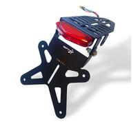 PORTATARGA NERO REGOLABILE 50CC specifico HM VENT derapage 50 rr 2013-2025