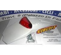 Portatarga omolagato universale con fanalino a led CIRCUIT MANTIS colore bianco
