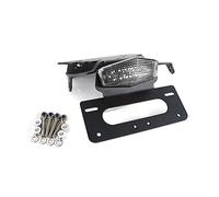 Portatarga Per Moto Per Triumph Per Bonneville T100 SE Per SCRAMBLER Per THRUXTON Portatarga Kit Di Eliminazione Parafango Posteriore Supporto Targa Moto(Clear)