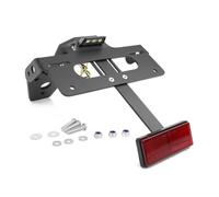 Portatarga Per Moto Per Triumph Per Tiger 660 Sport 2022-2025 Portatarga Posteriore Per Moto Con Luce Posteriore E Parafango Per Eliminare Il Rumore(With tail reflector)