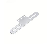 Portatarga per moto Supporto per supporto targa moto universale cromato nero. Supporto per staffa per fanale posteriore targa moto(Chrome)