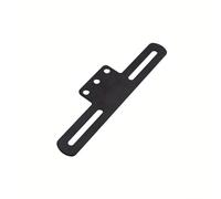 Portatarga per moto Supporto Porta Targa Per Moto Supporto Per Staffa Fanale Posteriore Nero/cromato(Black)