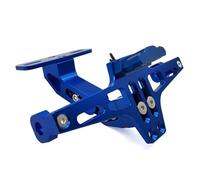 Portatarga per Motocicletta Moto Staffa Di Montaggio Parafango Per YZF R1 R6 1998 1999 2000 2001 2002 Eliminatore Numero Di Targa Supporto Del Telaio Con La Luce(Blue)
