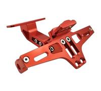 Portatarga per Motocicletta Moto Staffa Di Montaggio Parafango Per YZF R1 R6 1998 1999 2000 2001 2002 Eliminatore Numero Di Targa Supporto Del Telaio Con La Luce(Orange)
