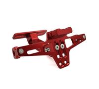 Portatarga per Motocicletta Moto Staffa Di Montaggio Parafango Per YZF R1 R6 1998 1999 2000 2001 2002 Eliminatore Numero Di Targa Supporto Del Telaio Con La Luce(Red)