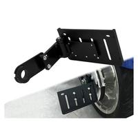 Portatarga Per Softail Per Fat Per Boy Per Breakout Per Low Per Rider Per Heritage 2018-Up Staffa Targa Pieghevole Supporto Montaggio Laterale Posteriore Supporto Targa