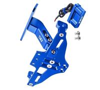 Portatarga per Suzuki GSX-8S GSX 8S GSX8S GSX 8 S 2023 2024 Accessori Moto Targa Numero di Targa Telaio Staffa Luce(Blue)