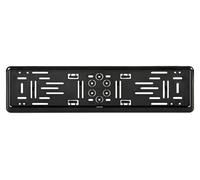 PORTATARGA POSTERIORE PER AUTO NERO UNIVERSALE RICAMBIO NUOVO PARAURTI + VITI