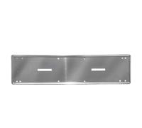 Portatarga Posteriore in Acciaio Inox Provincia Arancione dal 1976 al 1985 PT1