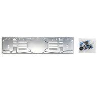 Portatarga posteriore in alluminio con kit fissaggio