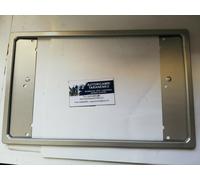 PORTATARGA POSTERIORE IN ALLUMINIO PER FIAT 500