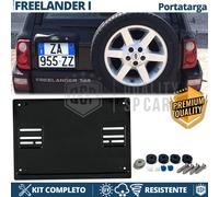 Portatarga POSTERIORE per Freelander 1 Quadrato Kit COMPLETO in ACCIAIO