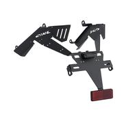 Puig 22193N Supporti Portatarga supporto portatarga in acciaio e poliammide con inclinazione regolabile, sistema di fissaggio sicuro e design sportivo, Nero