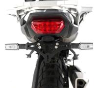 Portatarga R&G RACING Tail Tidy-Negro per Moto Scorta