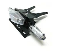 portatarga regolabile Accessori Luci Di Stop A Per LED Indicatori Direzione Fender Eliminator Kit Supporto Telaio Targa Per CRF250L Per CRF 250L 2013-2021(Clear-Turn Signal)