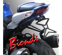 Portatarga Regolabile Acciaio Nero Suzuki Gsx R 1000 2009 2010 2011 2012 2013