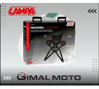PORTATARGA REGOLABILE AERO-X EVO 7 PER MOTO UNIVERSALE LAMPA 91647