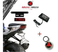 Portatarga Regolabile Luce Targa Catadiottro Per Suzuki GSX-R 600 750 2013 2014