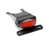 Portatarga Regolabile Per CRF250L Per Rally 2013 2014 2015 2016 2017 2018 2019 2020 Per CRF250RL Portatarga Per Moto Con Eliminazione Parafango Posteriore Porta Targa Moto(Red lens)