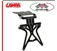 Portatarga regolabile reclinabile universale per moto lampa 90146