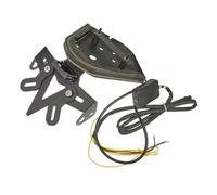 portatarga scooter Compatibile Con S1000RR 2019-2022 Gli Accessori Per Moto Supporto Per Targa Wave Taillight Indicatori Di Direzione Staffa Per Targa Luminosa(Brown)