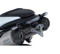 Portatarga silenziatori standard & Arrow nero Triumph Speed Triple S 16-18 R&G