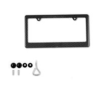 Portatarga Supporto per targa auto, supporto per targa standard, in vera fibra di carbonio forgiata Porta Targa Auto(Carbon Fiber 1pcs)