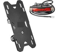 Portatarga Supporto per targa per moto, telaio regolabile con luce di stop e indicatore di direzione, adatto per accessori Sportster S