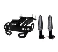Portatarga Telaio Coda Tidy Con Luce Per MT-09 Per MT09 Per MT 09 SP 2021 2022 Parafango Posteriore Staffa Di Registrazione Portatarga Moto(For FZ-09,With Signal)