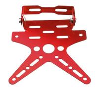 Portatarga Telaio Supporto Per Targa Universale Per Moto In Lega, Con Copertura In Alluminio Per Targa Con Numero Di Targa Regolato