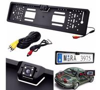 PORTATARGA TELECAMERA RETROMARCIA RETROCAMERA 4 LED AUTO VISIONE NOTTURNA SC0