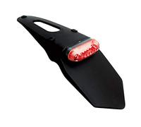 Portatarga universale cross enduro plastiche cemoto con faro Led rosso