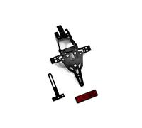 Portatarga Zieger Pro nero con luce targa LED per Kawasaki 05-08 ER-6 n / ER-6 f