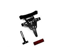 Portatarga Zieger Pro nero con luce targa LED per Kawasaki 10-14 Versys 650