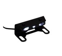 Portatarga Zieger Pro nero con luce targa LED per Suzuki 03-04 GSX-R 1000