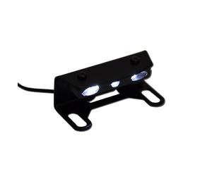 Portatarga Zieger Pro nero con luce targa LED per Suzuki 03-04 GSX-R 1000