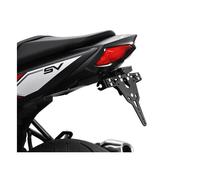 Portatarga Zieger Pro nero con luce targa LED per Suzuki 16-19 SV 650