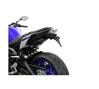 Portatarga Zieger Pro nero con luce targa LED per Yamaha 17-19 MT-09