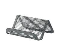 portatarjeta Q-CONNECT metallico argento 11 x 7