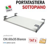 PORTATASTIERA SCRIVANIA SOTTOPIANO ESTRAIBILE PIANETTO PC TASTIERA RIPIANO LARGA